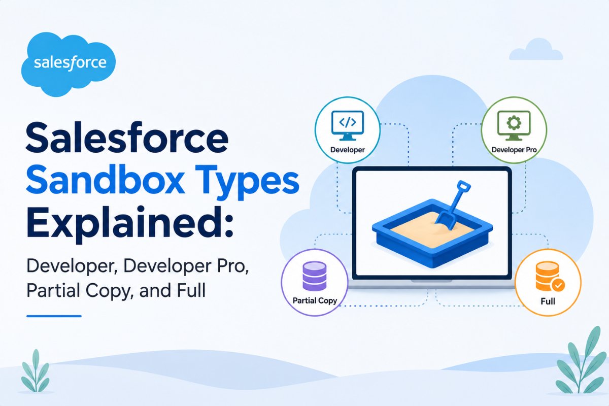 Salesforce Sandbox Types Explained: Developer, Partial & Full