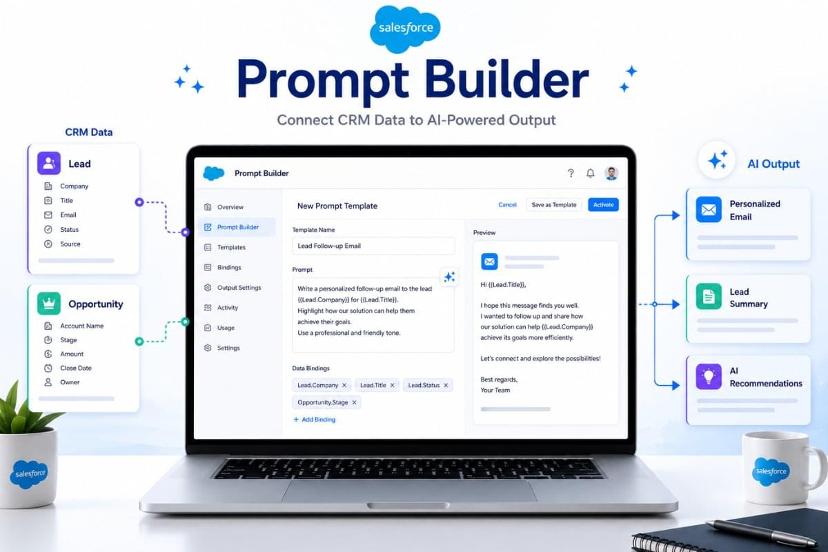Salesforce Prompt Builder Explained with Real Examples