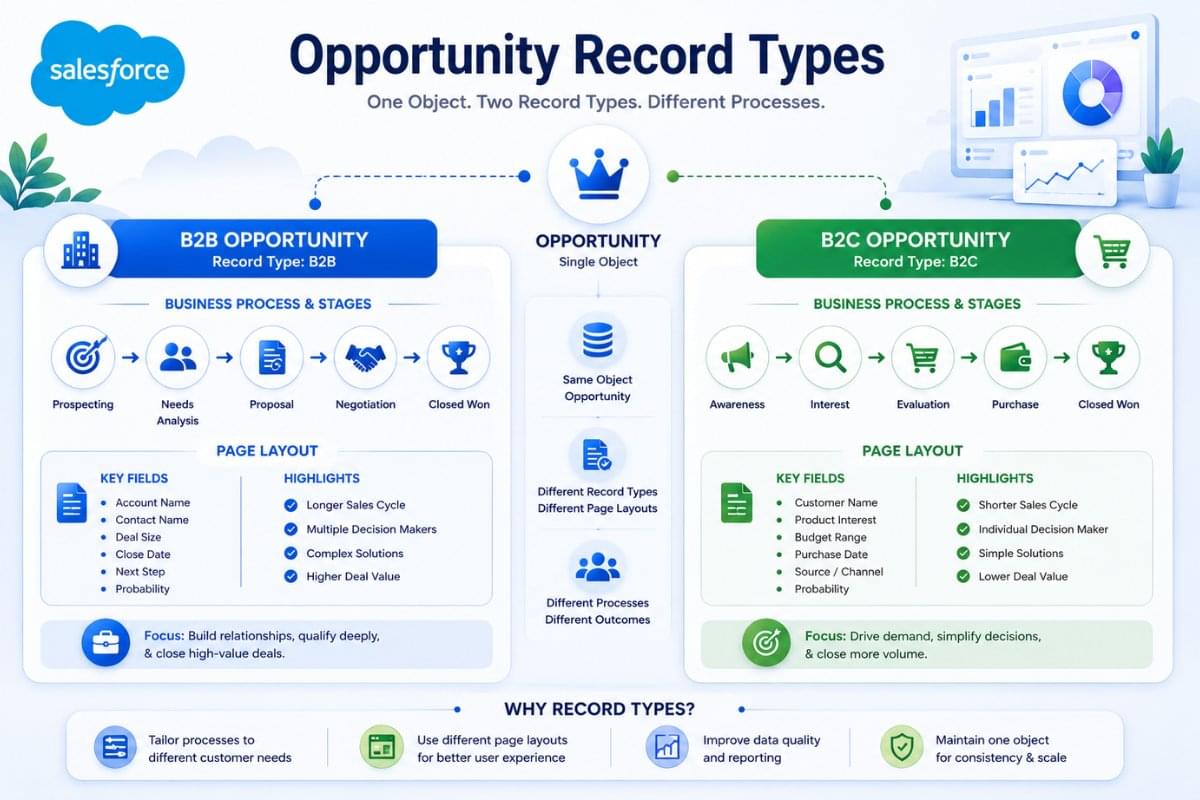 Salesforce Record Types vs Page Layouts: Real Difference?