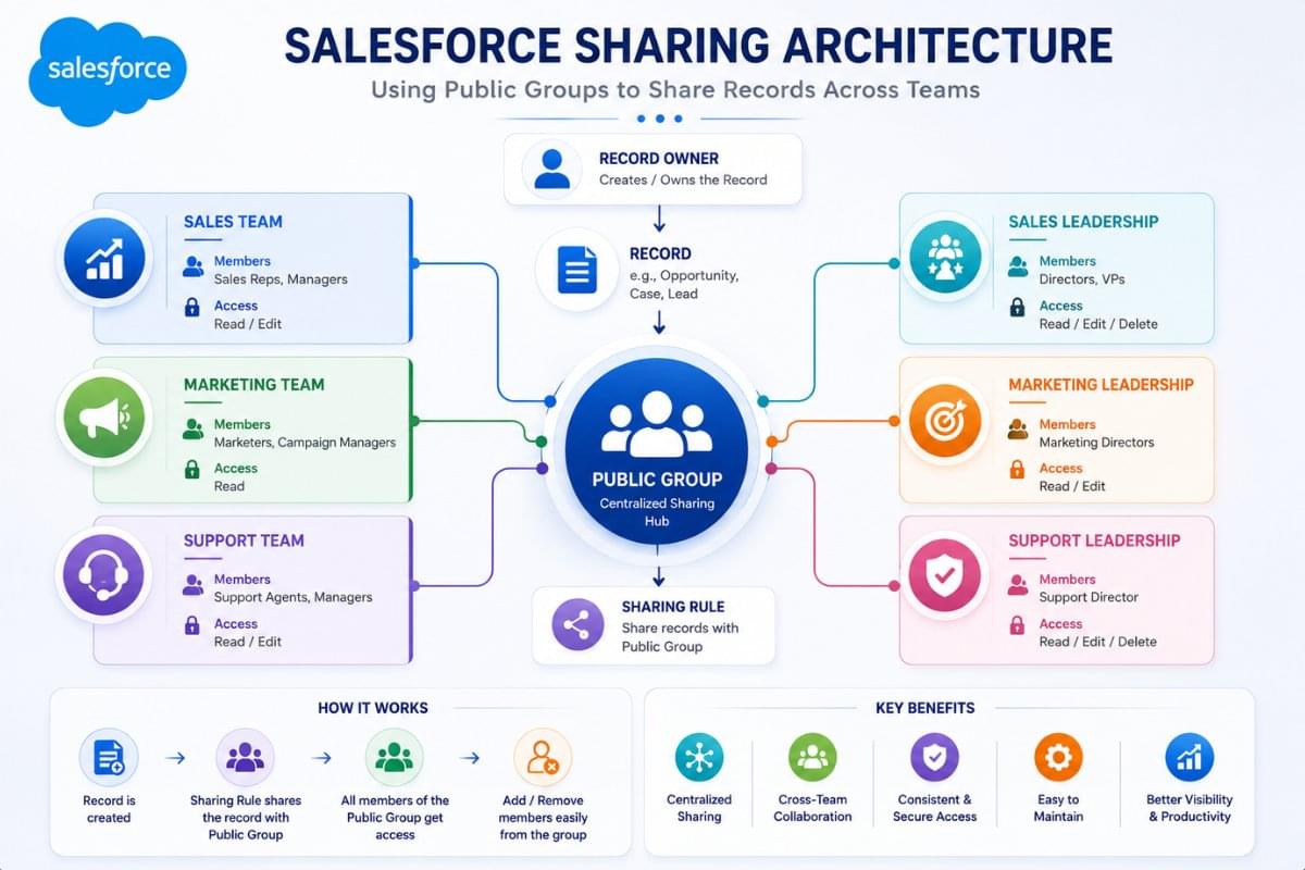 Why Salesforce Admins Use Public Groups for Record Sharing