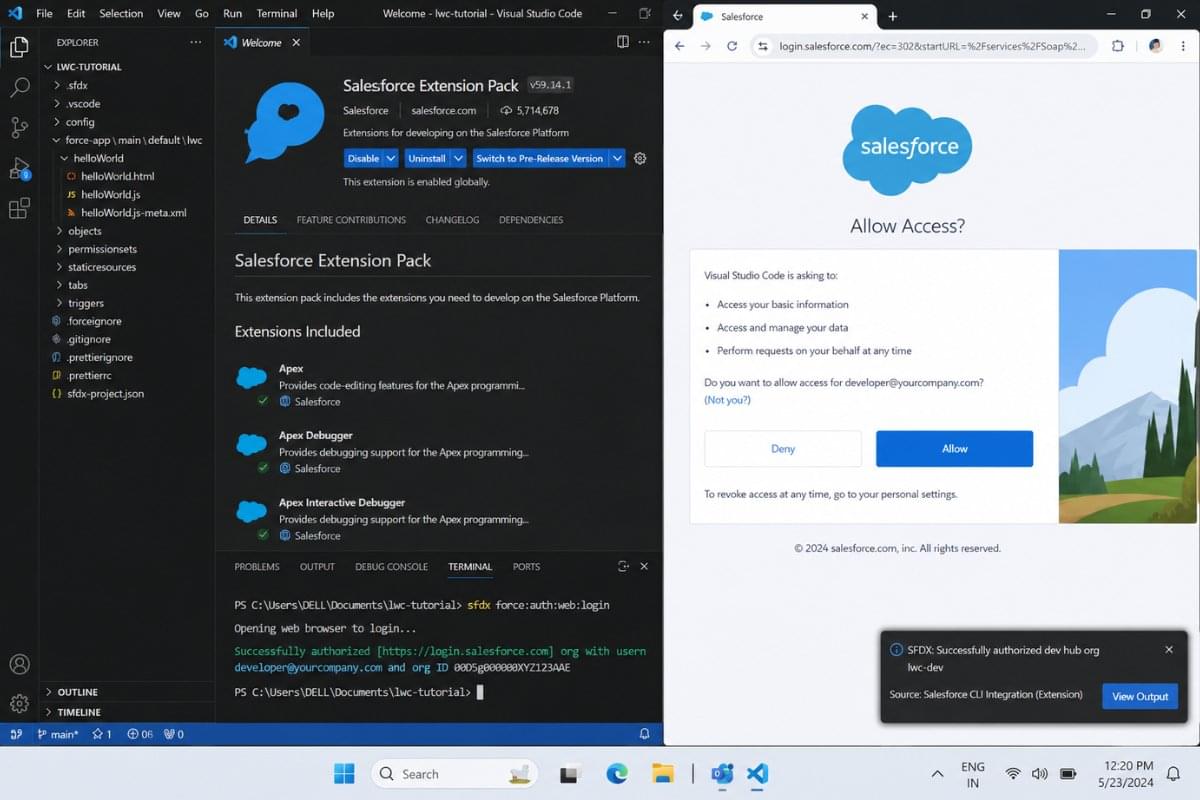 How to Create Your First Lightning Web Component in Salesforce