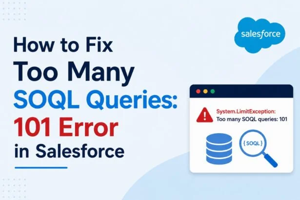 How to fix SOQL 101 error