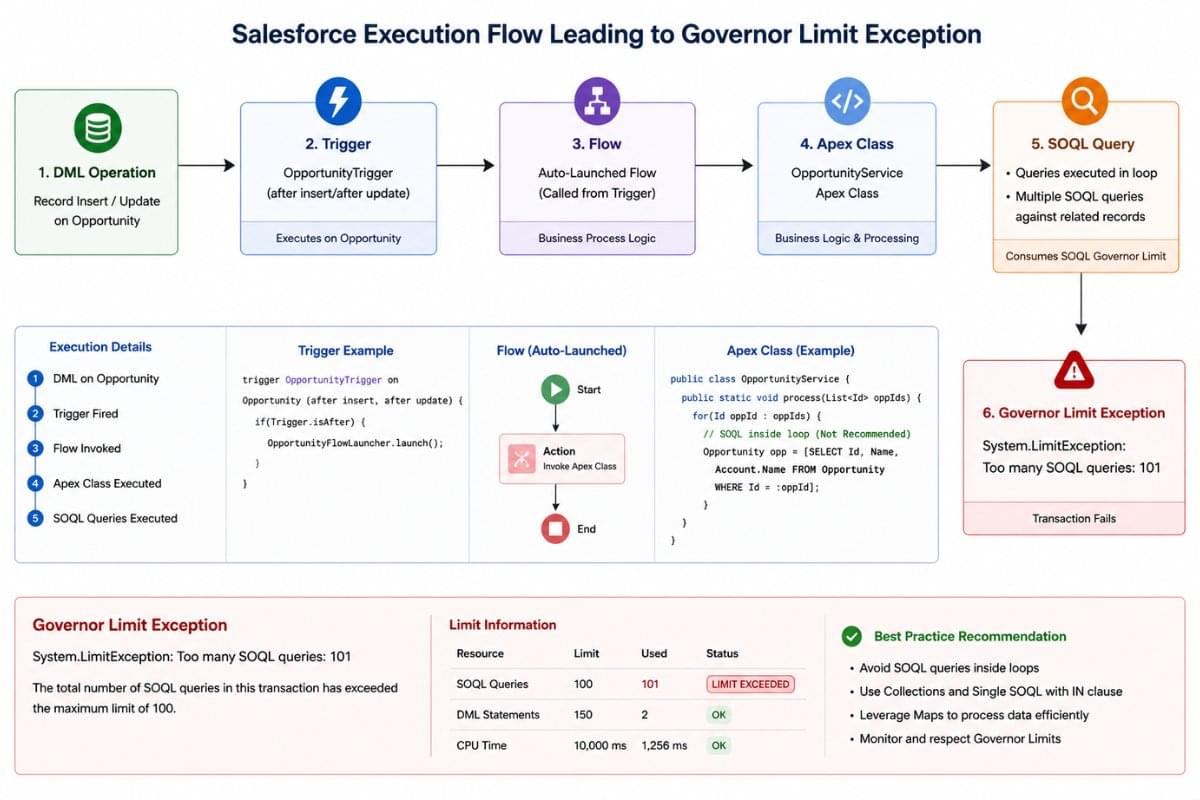 How to Fix Too Many SOQL Queries: 101 Error in Salesforce