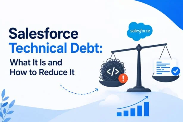 Salesforce technical debt analysis in a Salesforce org