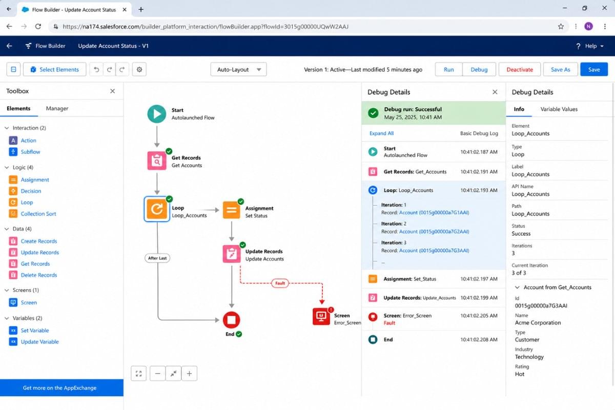How to Debug and Fix Salesforce Flow Errors Complete Guide